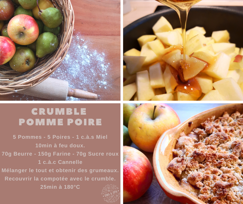 Crumble Pomme Poire